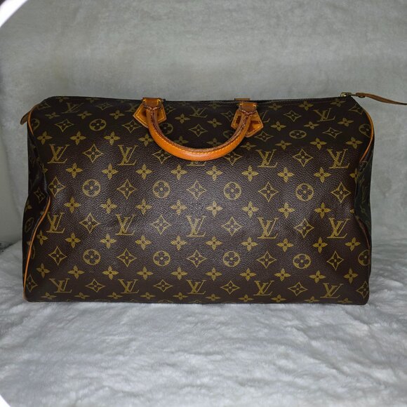 Louis Vuitton Vintage Monogram Speedy 40 Hand Bag - Picture 1 of 16